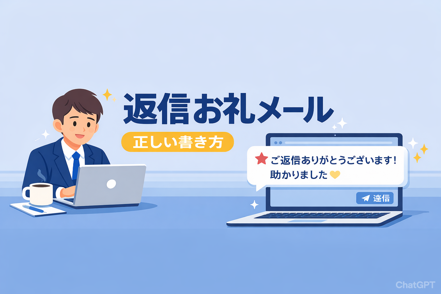 【例文あり】返信お礼メールの正しい書き方｜ビジネスで印象が良くなる文例とマナー完全解説 - オトクーポンナビ